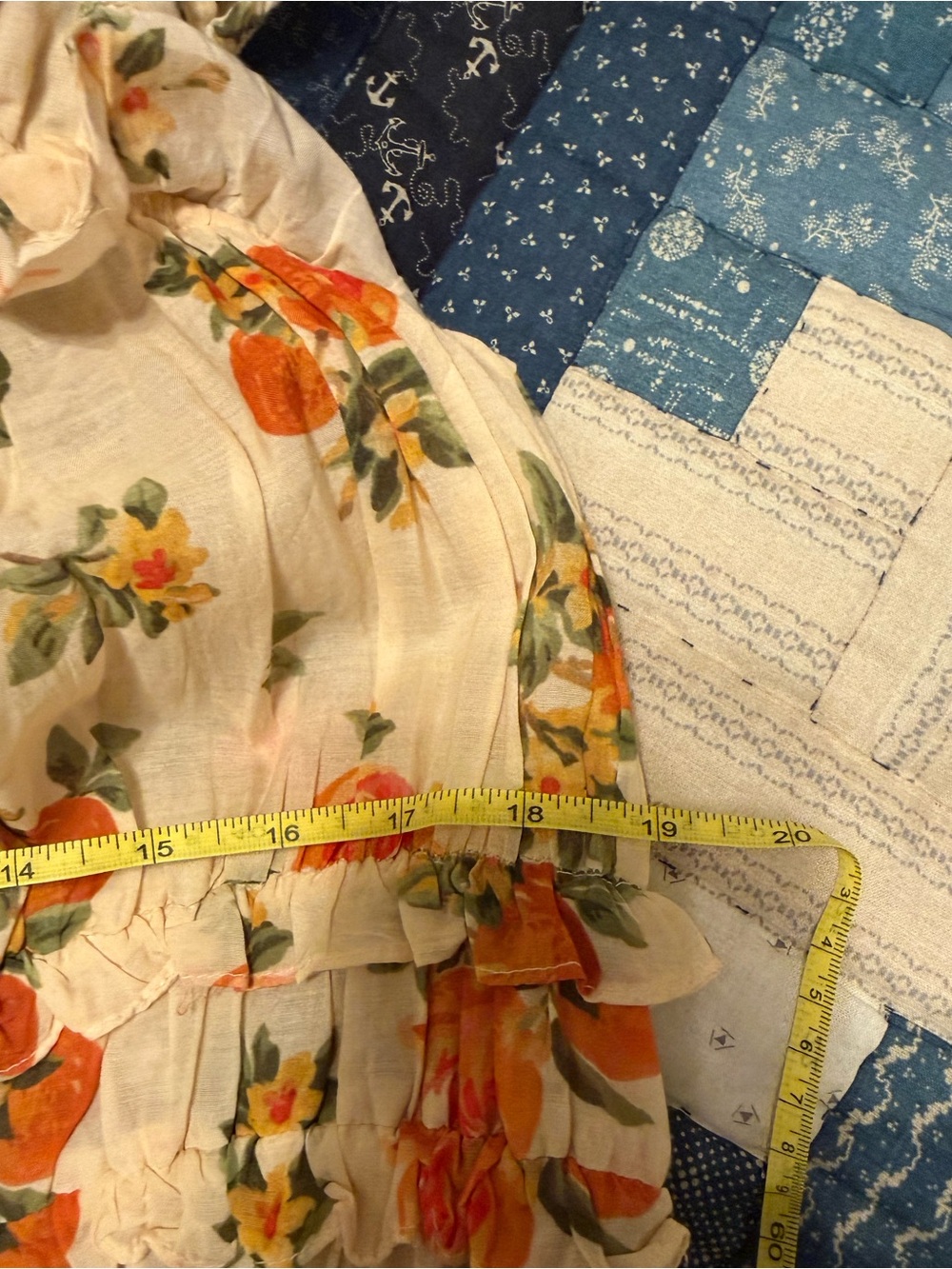 Doen Women's Metallic Orangerie Floral Print Clarinet Dress NWT XXL - Picture 6 of 6